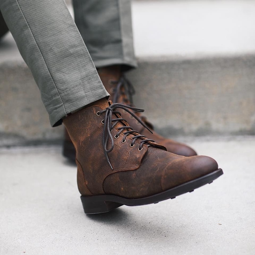 Taft The Dragon Boot in Rust, Brown Leather Boot